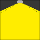 Lichtaustritt 120°/130° 