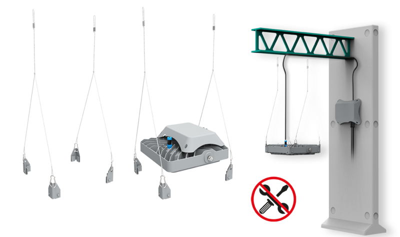 Vierpunkthaltesystem AIRCASE 410 