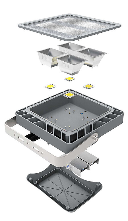 Modularer Aufbau bei der Type 410 AIRCASE 