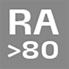 RA > 80 