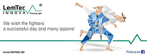 LemTec Cup Banner Judokämpfer